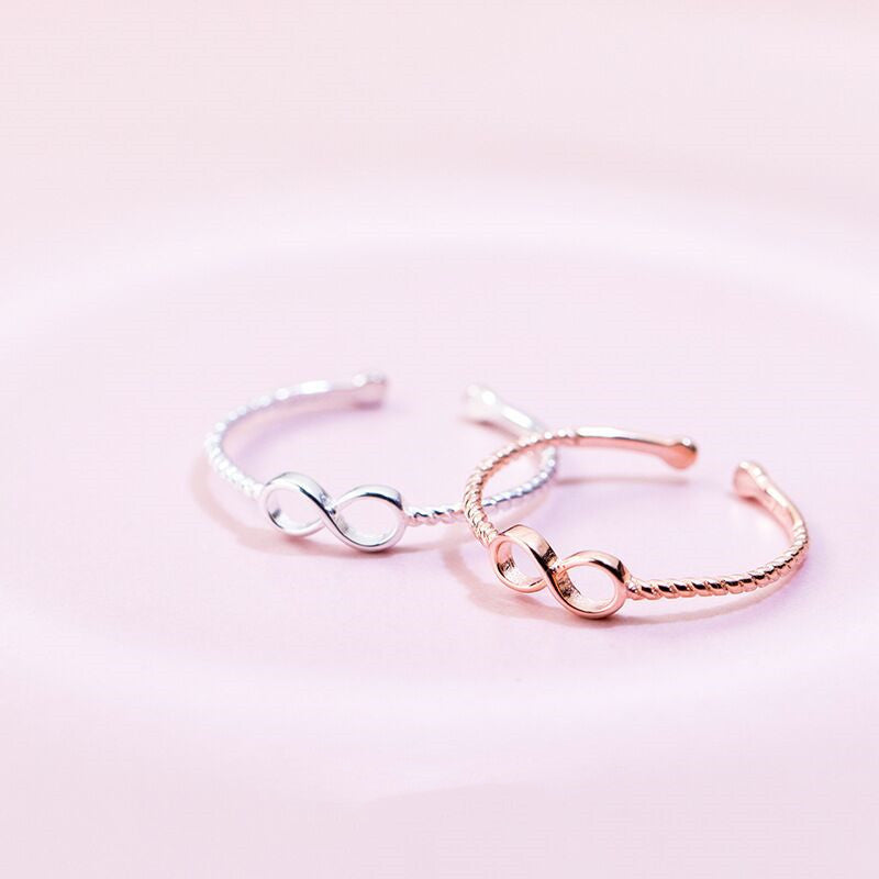 Words Elegant Twist Small Fresh Simple Rings