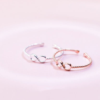 Words Elegant Twist Small Fresh Simple Rings