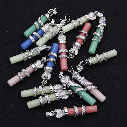 Alloy Sier For Male Cylindrical Hip Necklaces