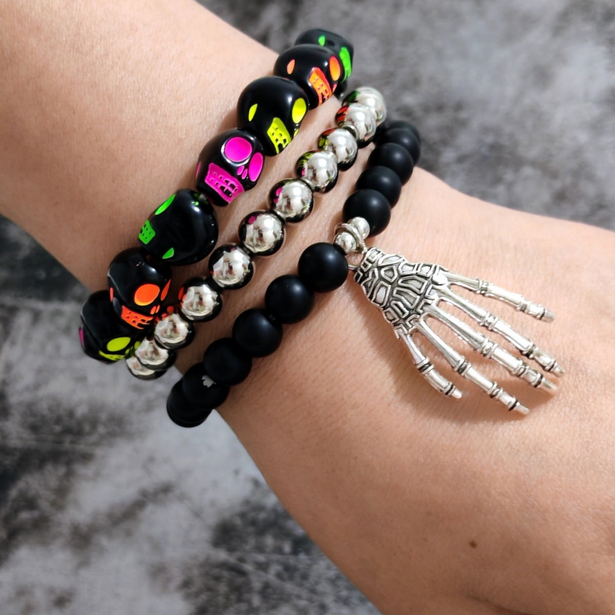 Men's Gothic Dark Style Punk Rock Spider Bracelets