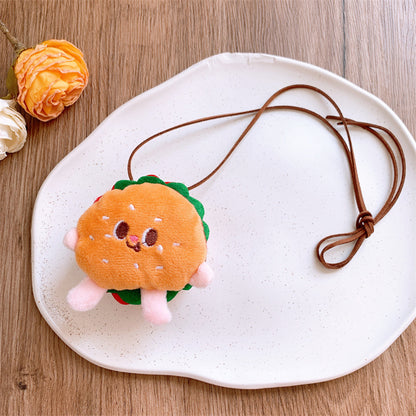 Children's Korean Style Fabric Mushroom Cartoon Small Necklaces