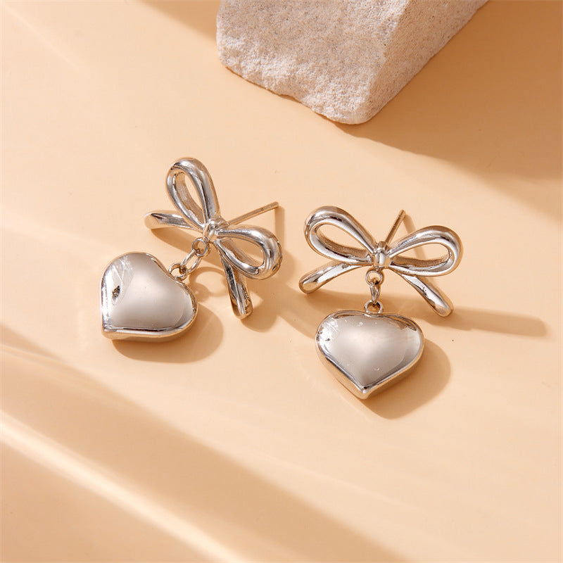 Style Fashion Design Gold-plated Stainless Steel Earrings