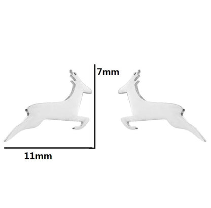 Women's Minority Fashion Stainless Steel Cute Squirrel Earrings