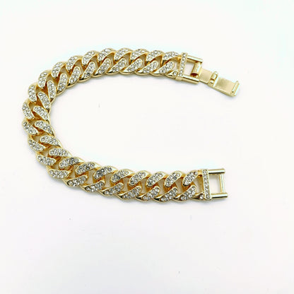 Women's & Men's Hipster Cuban Link Chain Diamond Mm Necklaces