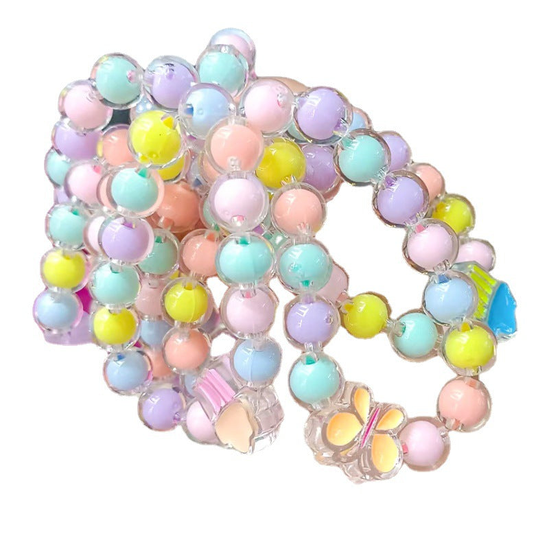 Candy Beads Acrylic Frosted Female Cartoon Bracelets