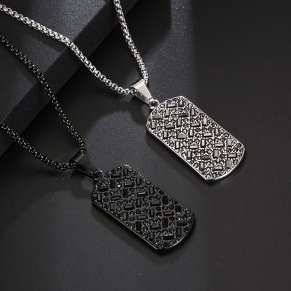 Men's Titanium Steel Trendy Cool Hip Hop Pendants