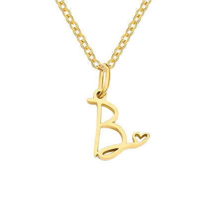 Letter Female Personalized Minority Clavicle Chain Necklaces