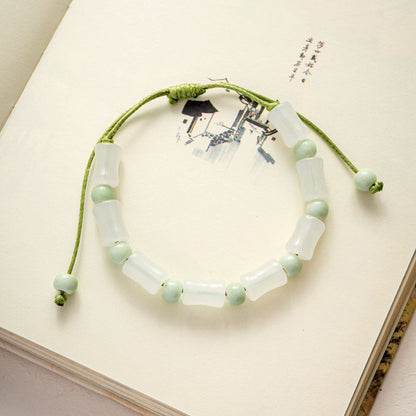 Ceramic Ornament Fashion Flower Glaze Beads Casual Bracelets