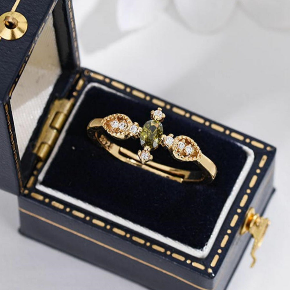 Glazed Butterfly Female Western Style Design High Sense Unique Rings