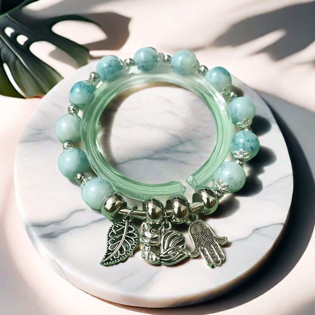 Jade Broken Glazed Female Temperament High Sense Bracelets