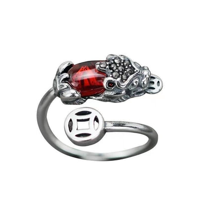 Men's Mouth Domineering Fashion Set Stacked Single Rings