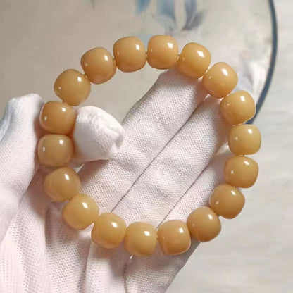 Women's & Men's Bodhi Chestnut Tea High Throw Rosary Bracelets