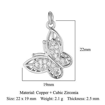 Cat Snake Copper Zircon Ornament Accessories Pendants