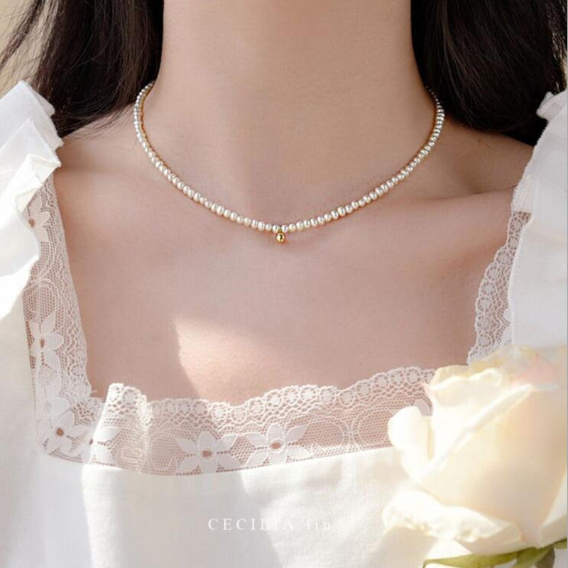 Women's Heart Fashionable Simple Niche Design Clavicle Necklaces