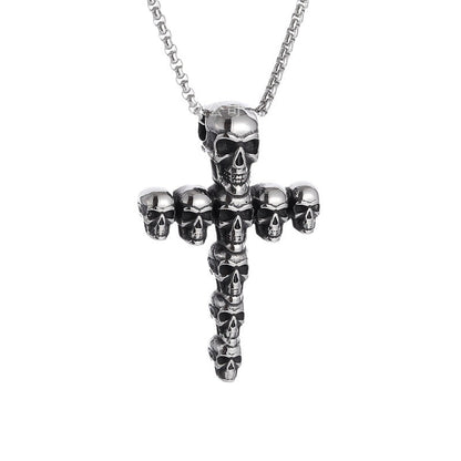 Retro Skull Cross Fashion Creative Halloween Necklaces