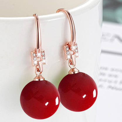 Women's Demon Purple Pink Yellow Black Shell Pearl Imitation White Rings