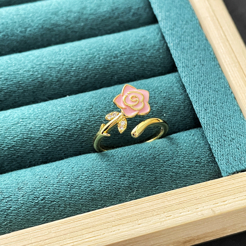 Butterfly Flower Female Design Fashion High Rings