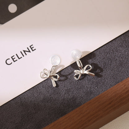 Minority Unique Sweet Bow Ear Clip Earrings
