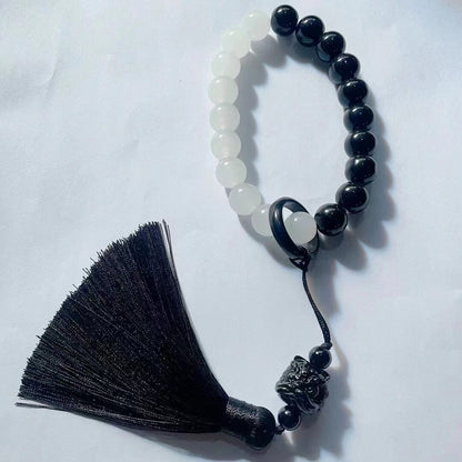 Jade Light Luxury Cat's Paw Elastic Size Bracelets