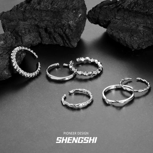 Women's High-grade Light Luxury Cold Open Simple Rings