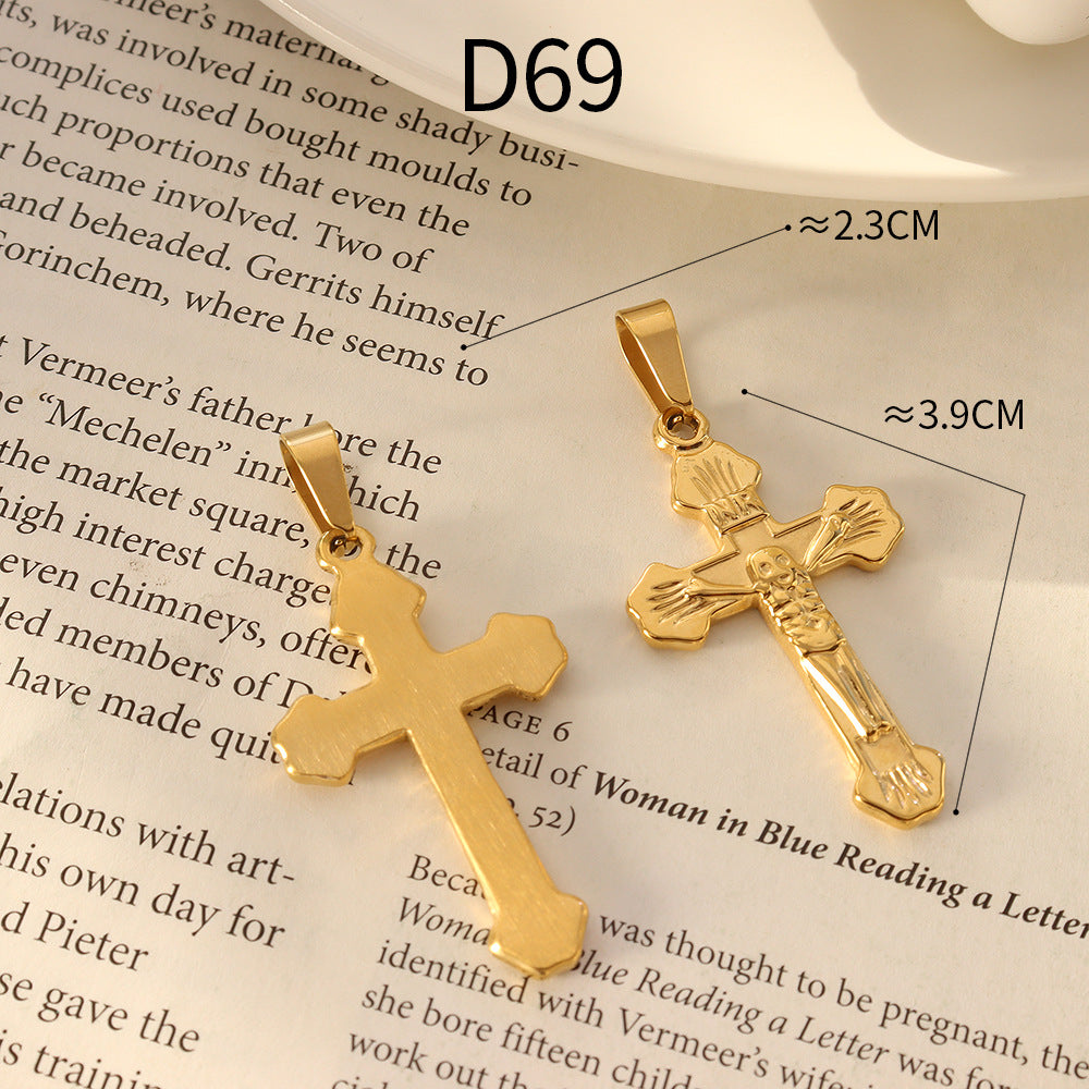 Hot Cross Small Scissors Ornament Parts Pendants