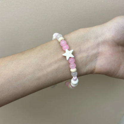 Cross Bone Beads String Minority White Cute Bracelets