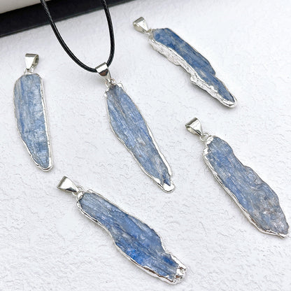 Crystal Rough Stone Electroplating Ornament Irregular Pendants