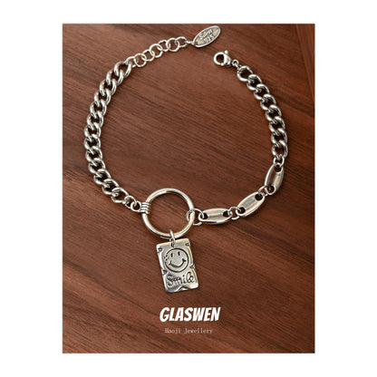 Simple Personality Chain Heart Female Temperament Wild High Bracelets