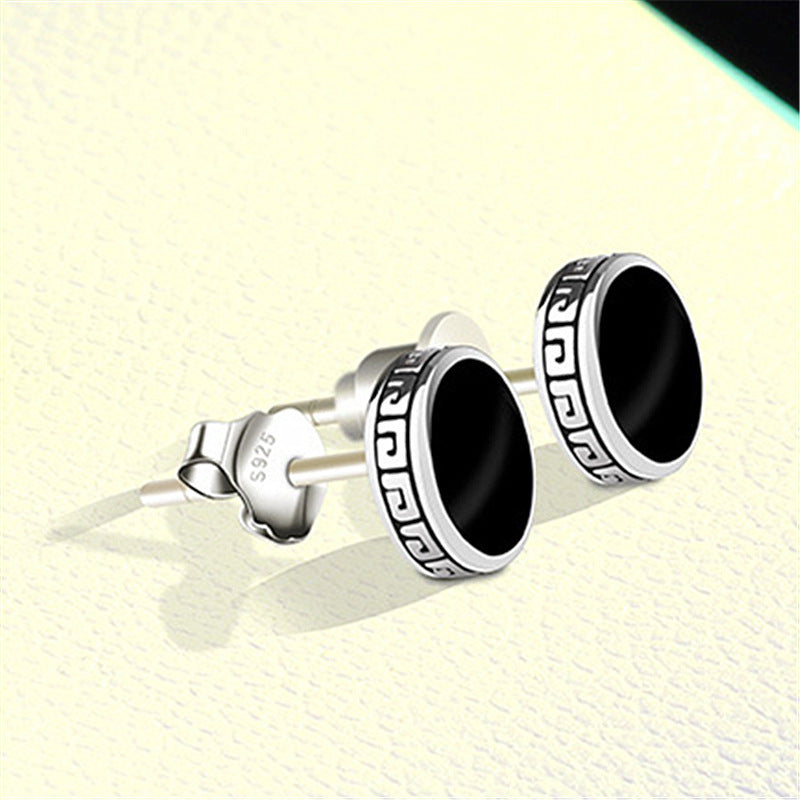 Men's Korean Hipster Personality Dripping Simple Domineering Earrings