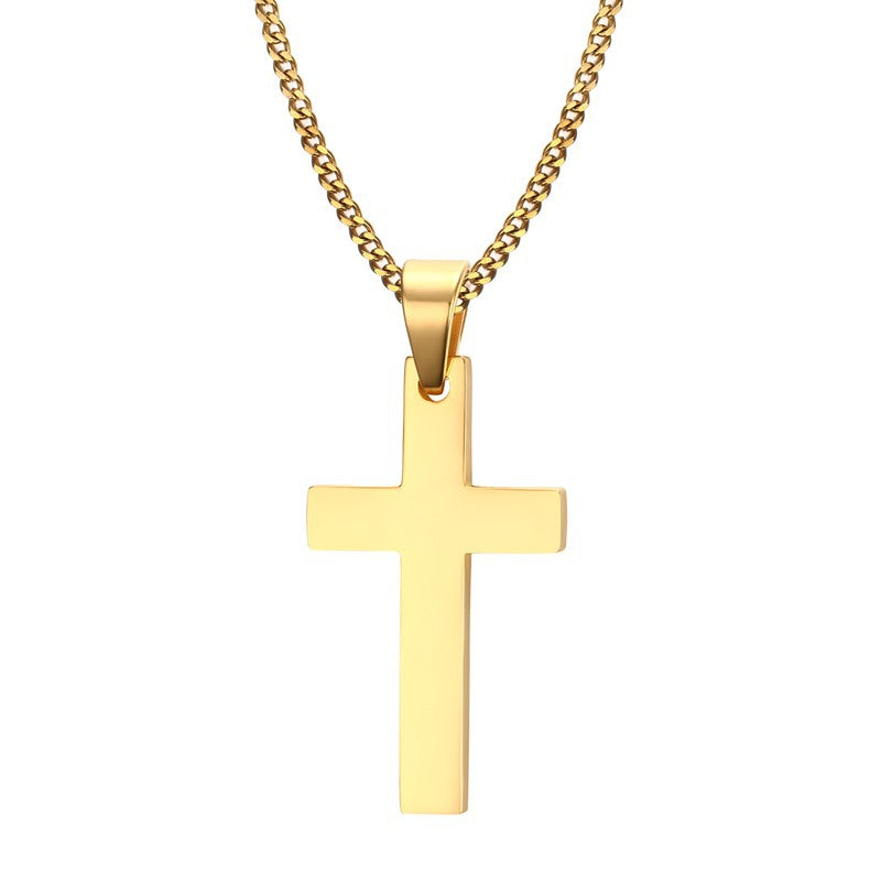 Men's Stainless Steel Cross Jewelry Ornament Accessories Pendants