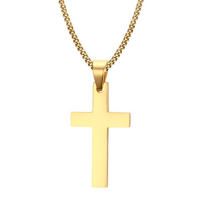 Men's Stainless Steel Cross Jewelry Ornament Accessories Pendants