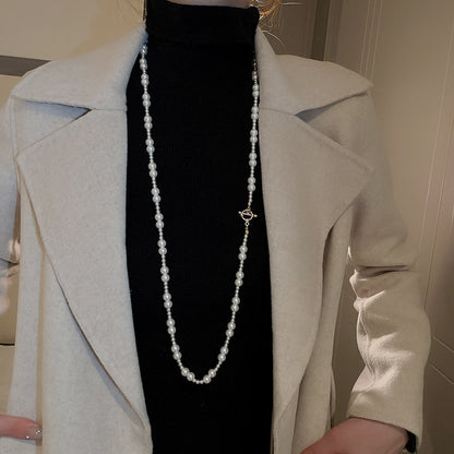 Pearl Tassel Fashion Sweater Chain Temperamental Necklaces