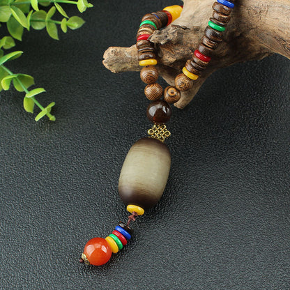Women's & Men's Prayer Beads Long Scenic Spot Cotton Necklaces