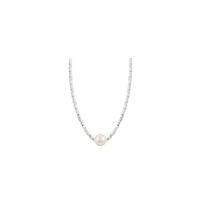 Women's Small Pieces Of Sier Pearl Simple Necklaces