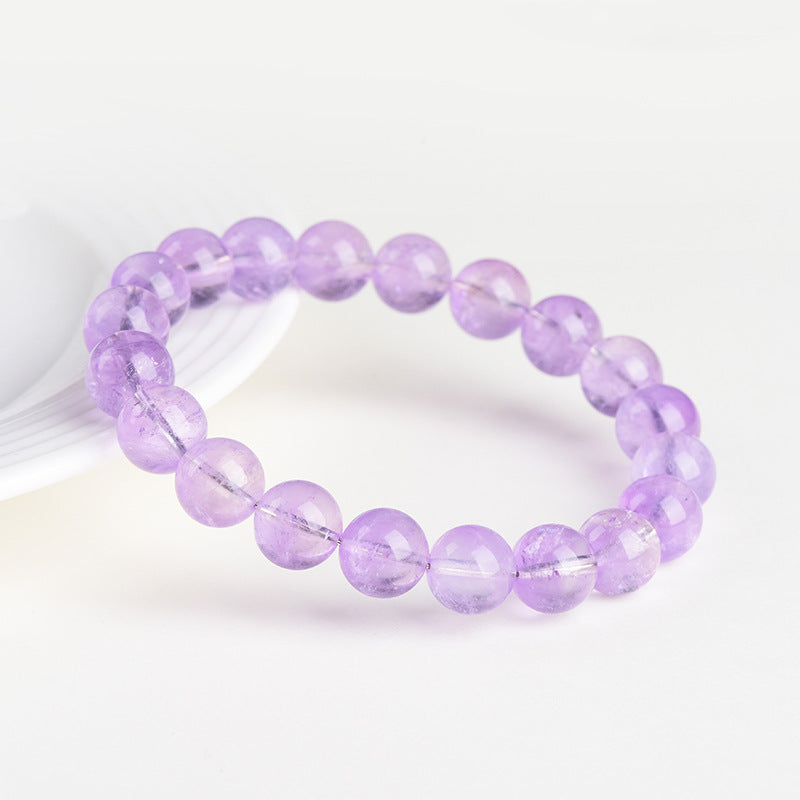 Crystal Natural Icy Lavender Ball Fresh Iced Bracelets