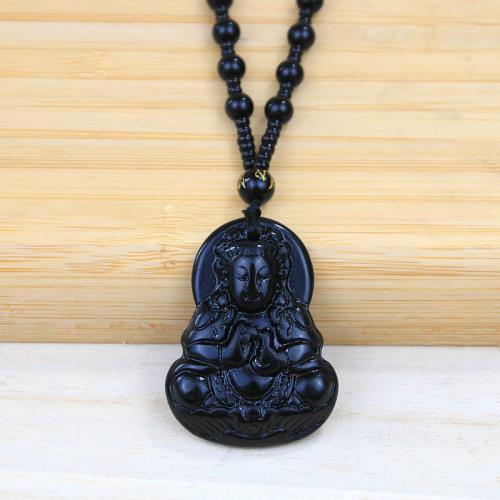 Women's Ethnic Style Imitation Jade Avalokitesvara Buddha Pendants