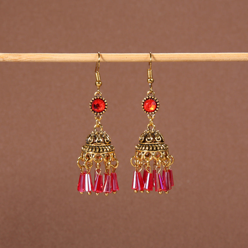 Style Female Temperament Bohemian Vacation Tassel Earrings