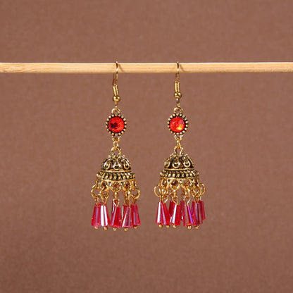 Style Female Temperament Bohemian Vacation Tassel Earrings