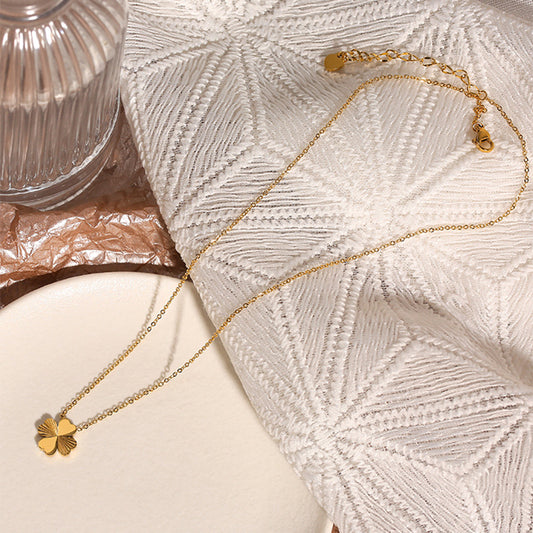 Flower Female Summer Gold Clavicle Chain Necklaces