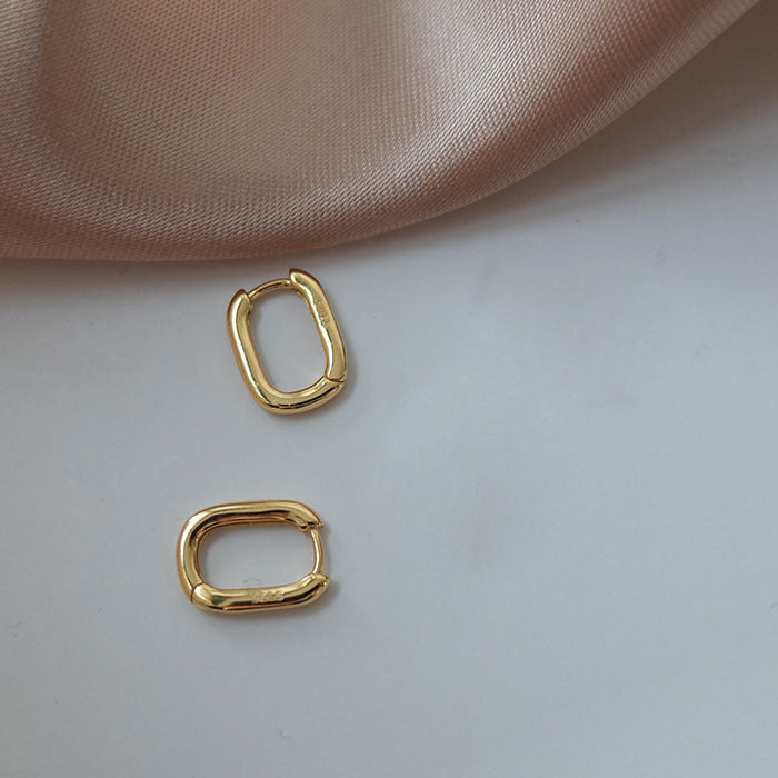 U-shaped Simple Ear Sier Needle Clip Earrings