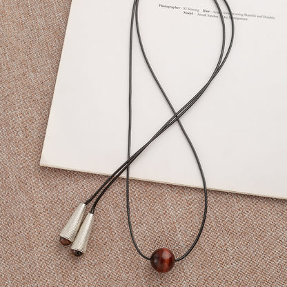 Cool Leather String Female Clavicle Chain High-grade Light Luxury Necklaces