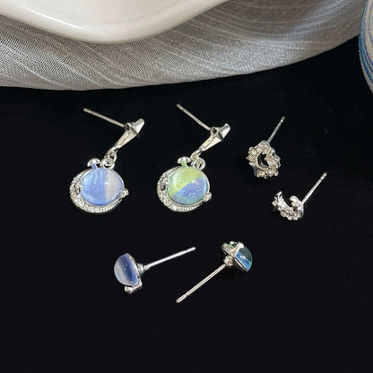 Summer Personality Planet Suit Irregular Female Earrings