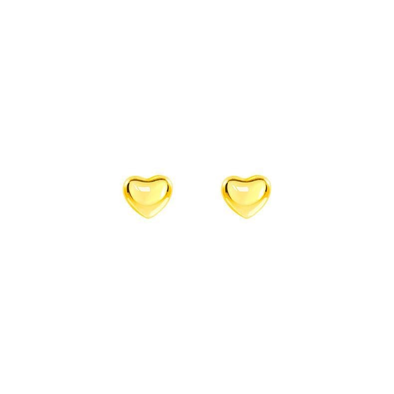 Fashion Love Heart Female Niche High Earrings