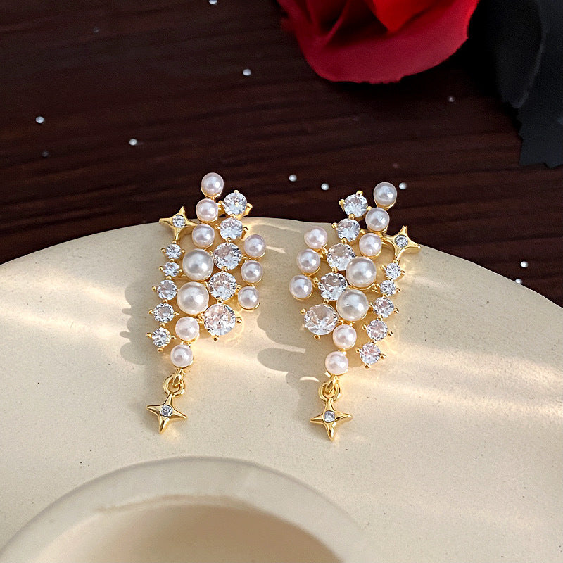 Women's Bright Nebula Asterism Micro Affordable Luxury Fashion Exquisite Earrings