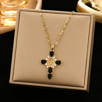 Women's Steel Ornament Design High-grade Light Luxury Necklaces