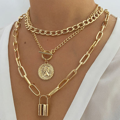 Lock Environmental Protection Color Retention Hollow Pendants