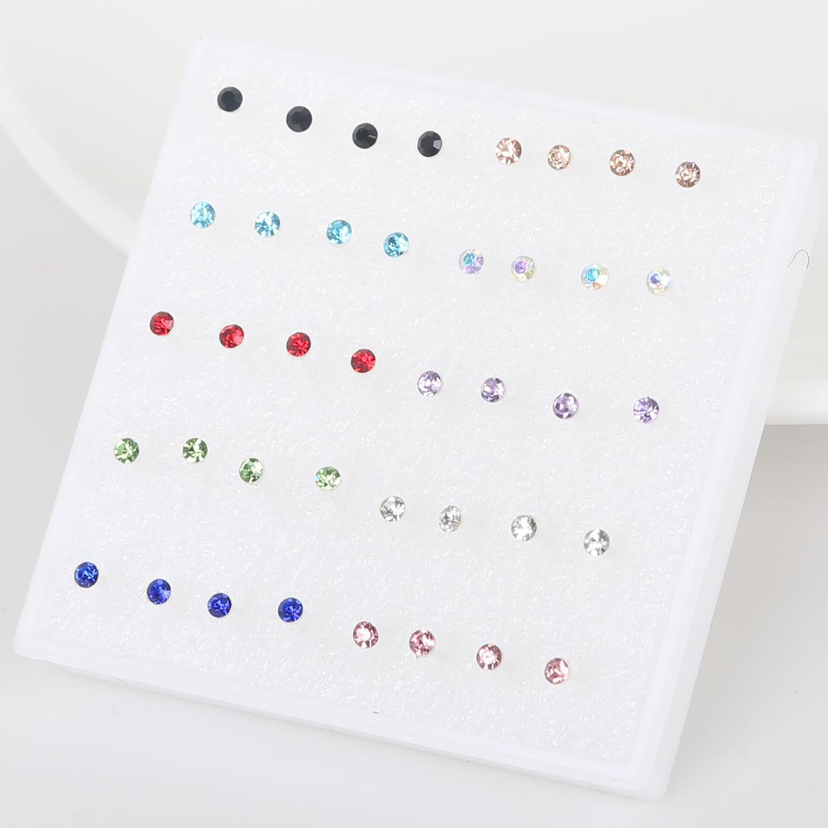 Women's Boxed Korean Style Elegant Personality Plastic Glue Earrings