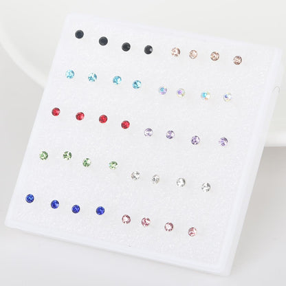 Women's Boxed Korean Style Elegant Personality Plastic Glue Earrings