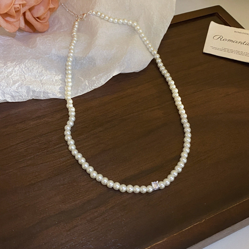 Women's Pearl Retro Easy Matching High-grade Clavicle Chain Special Necklaces