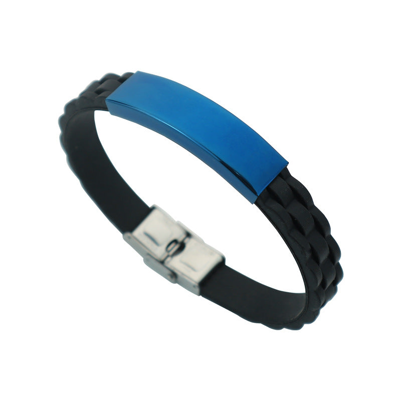 Jewelry Silicone Sports Boys Trendy Simple Bracelets